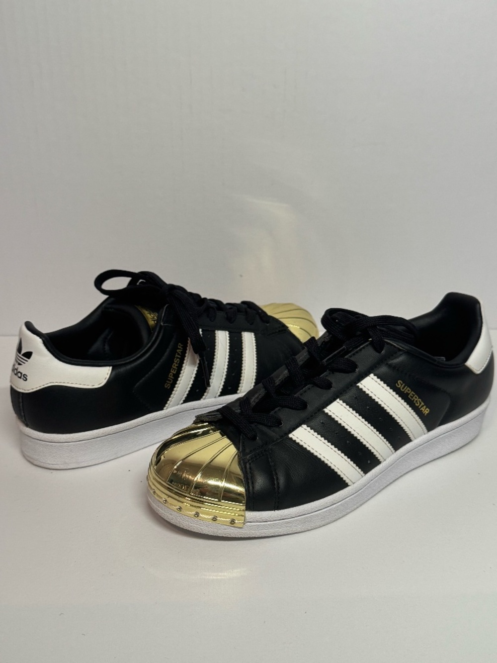 Adidas Superstar Metallic Gold Shell Toe Sneakers Rare BB5115 Women’s 6